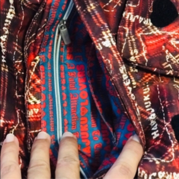 Harajuku Lovers Plaid Jack Lucky Crossbody Bag - Picture 9 of 12